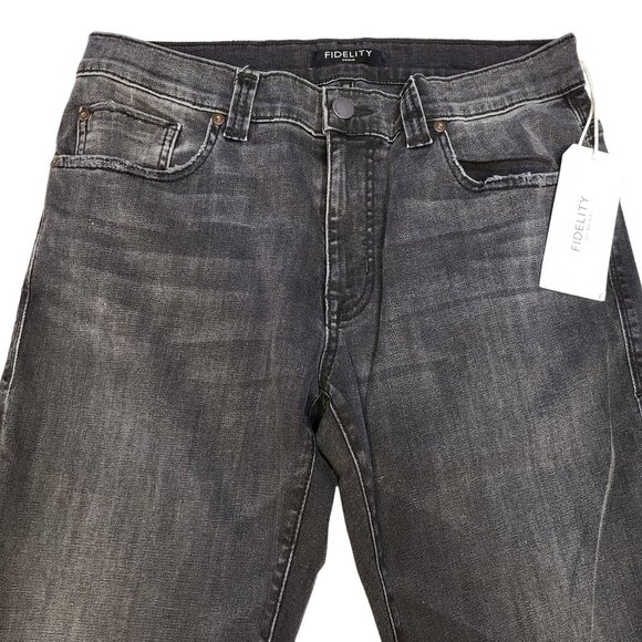 Fidelity Men's Hendrix Denim Indie Skinny Steel Wash Jeans 31x32 NWT $195 - Picture 2 of 14